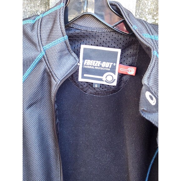 Freeze Out Thermal Protection Mens Small Moto Jacket Full Zip Detach Sleeves - Picture 10 of 15